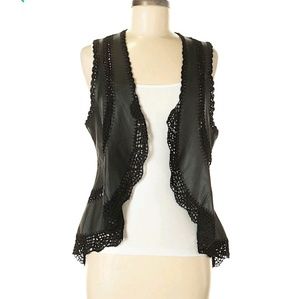 Genuine leather vest